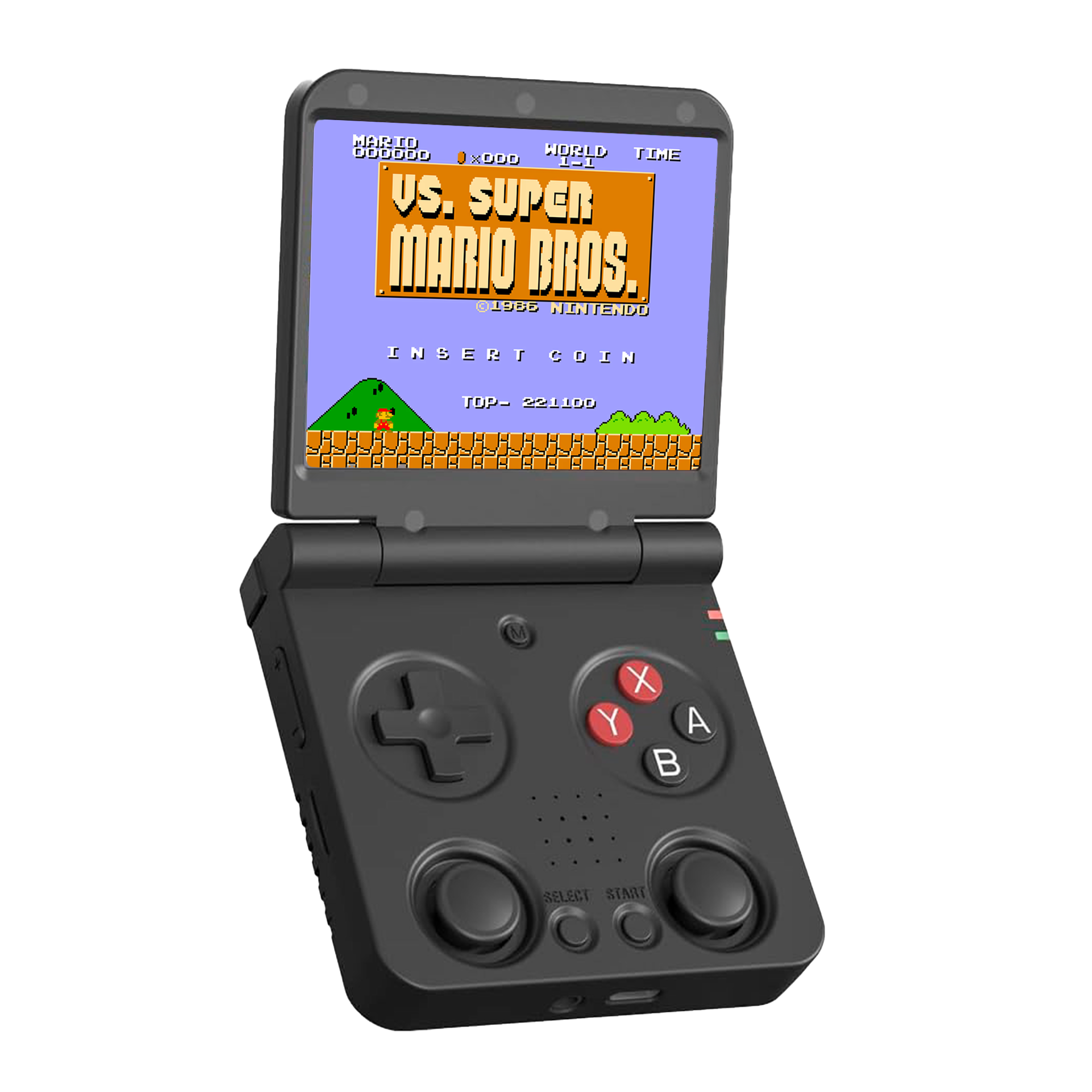 Miyoo Flip V2 - Consola Portátil - +40.000 Juegos + Estuche de Transporte
